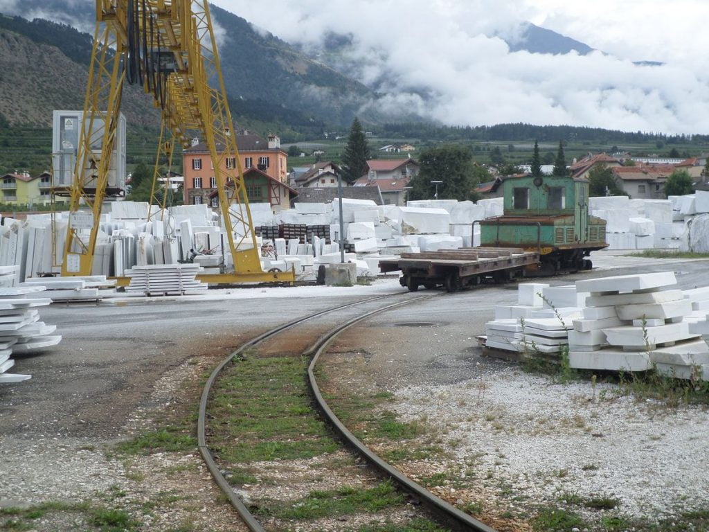 piazzale dell'industria del marmo