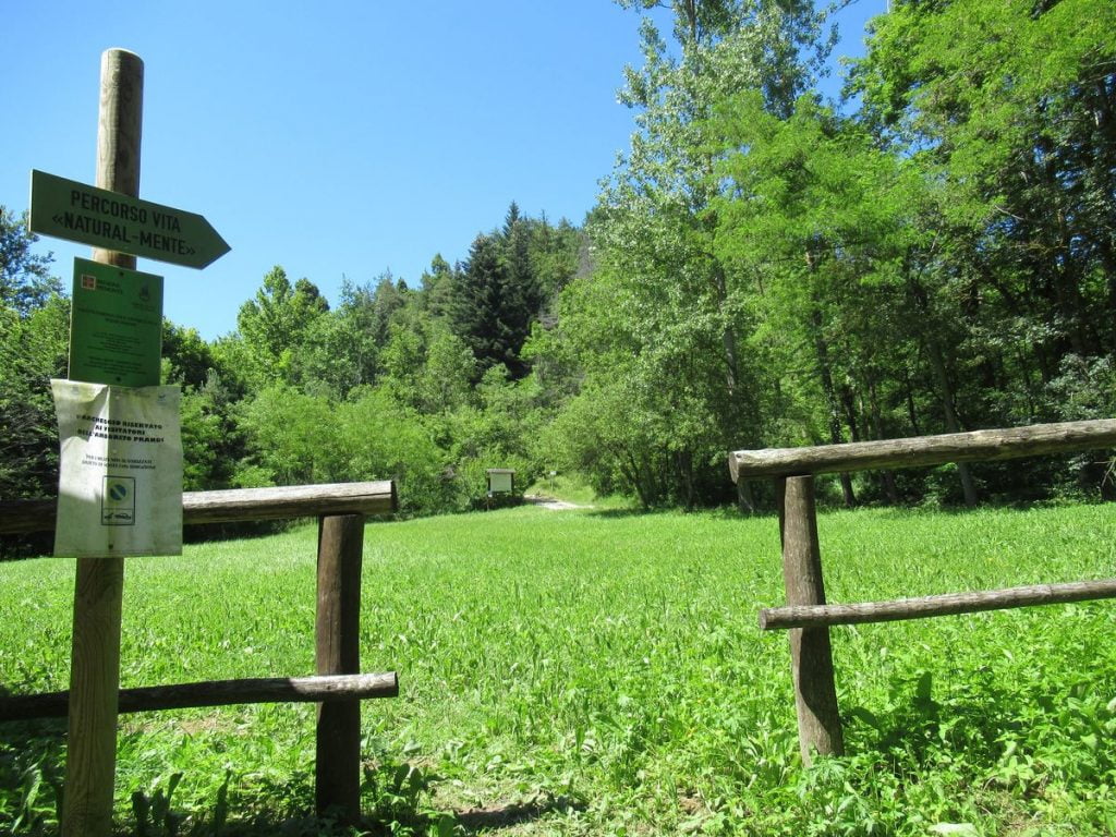 Arboreto Prandi: l'ingresso
