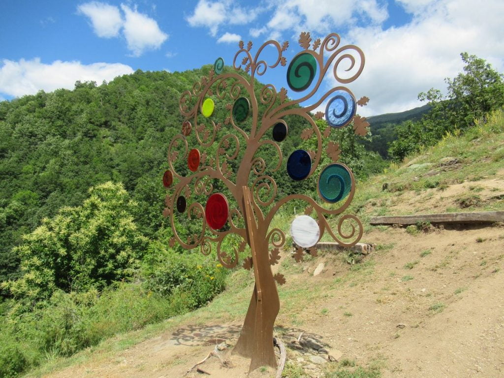 l'Albero della Vita, nei pressi della Panchina Gigante
