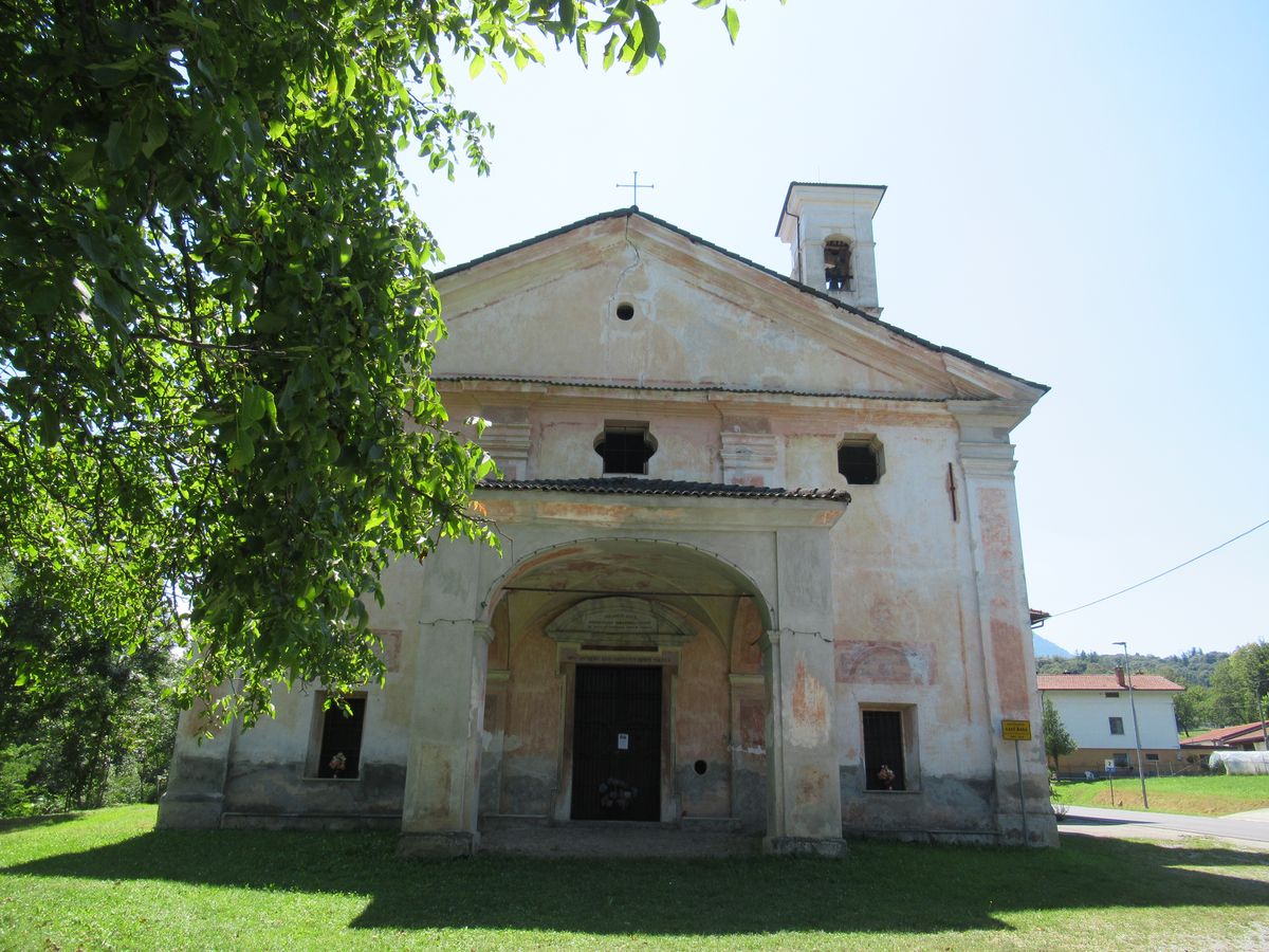 chiesa campestre di Sant'Anna, da qui si parte per Flamulasca