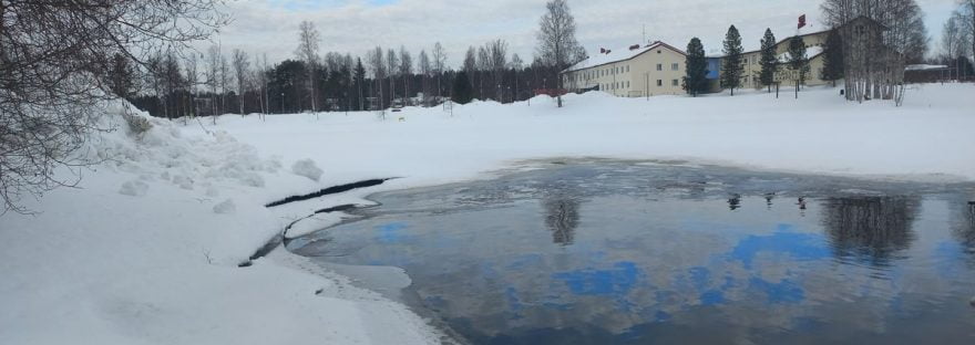 Durante il Fam Trip in Finlandia ho visto il tipico paesaggio invernale
