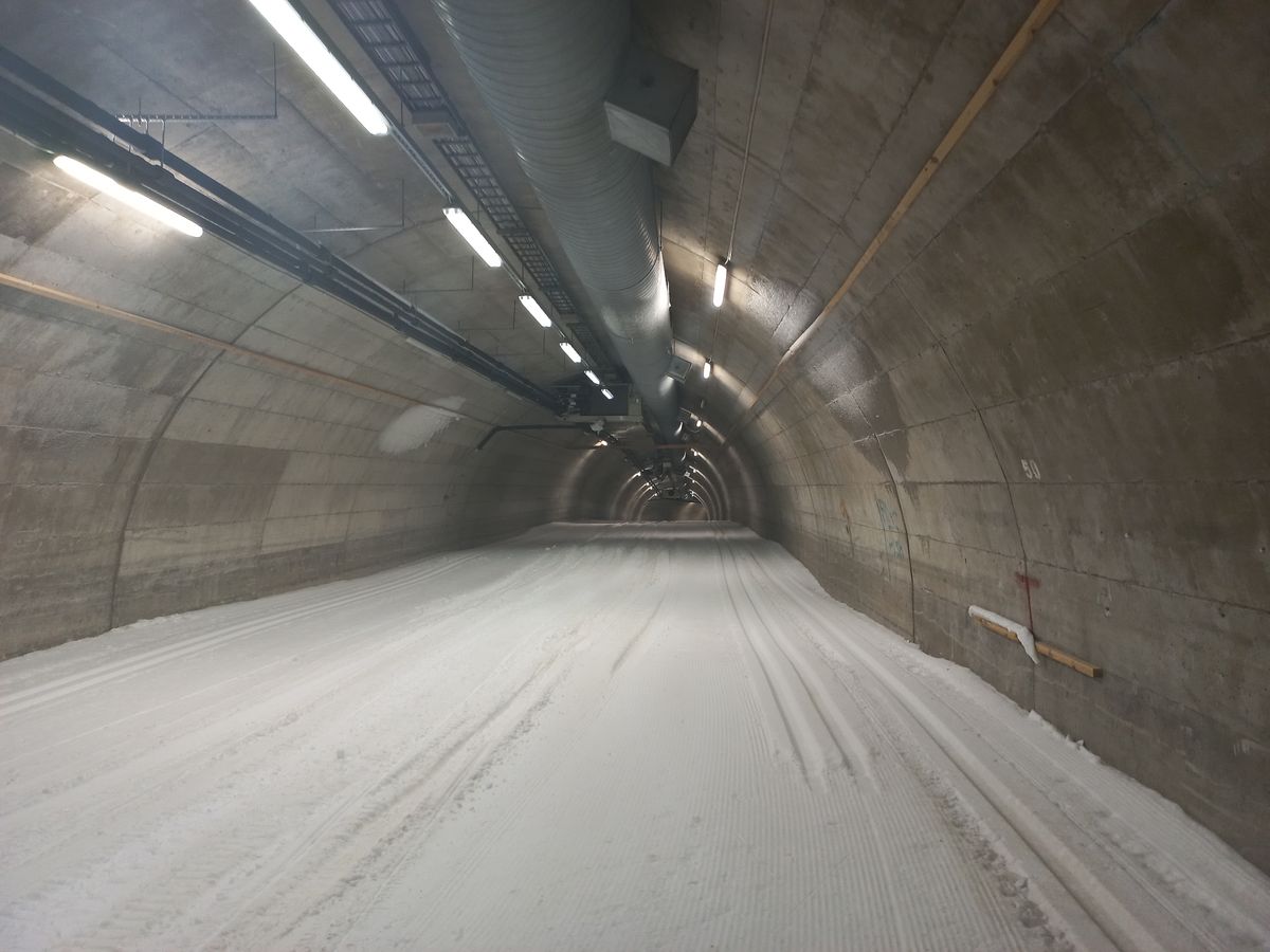 Ski Tunnel di Vuokatti, Finlandia