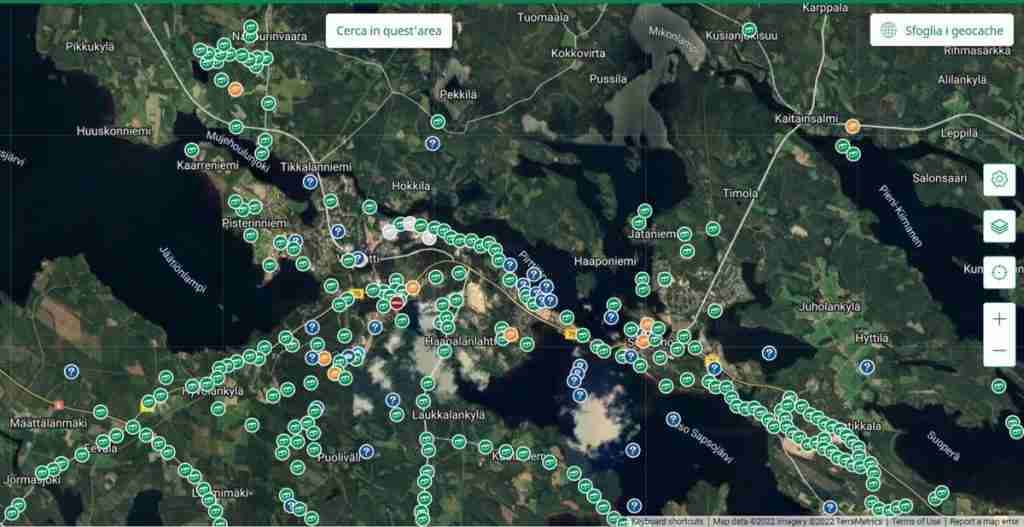 Meraviglie del mondo: anche Vuokatti, in Finlandia, è un ottimo posto per il geocaching