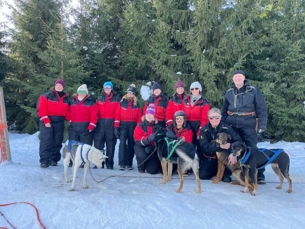 Le Travel Blogger Italiane al safari con gli husky a Vuokatti in Finlandia