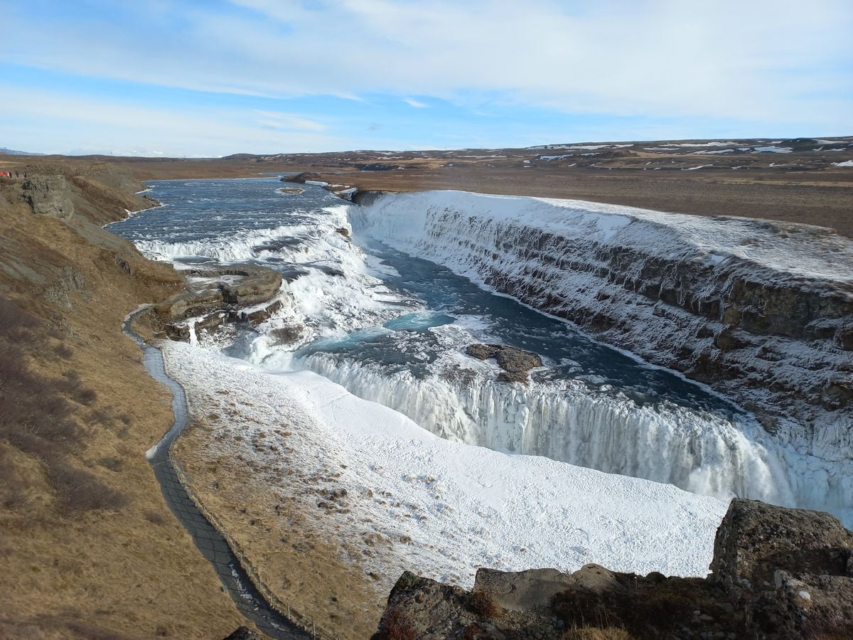 Gullfoss è una delle più famose cascate dell'Islanda meridionale