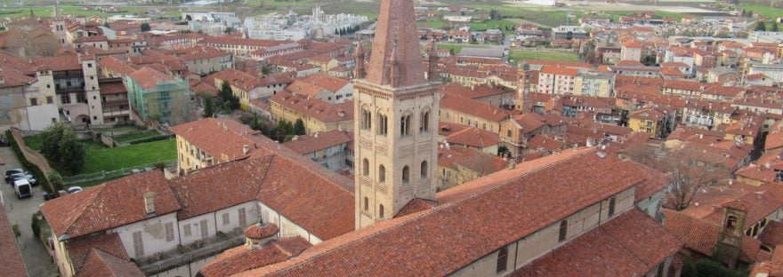 durante le giornate FAI di Primavera a Saluzzo ho potuto salire sulla Torre Civica e apprezzare il panorama dall'alto