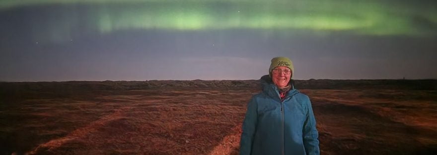 aurora boreale in Islanda