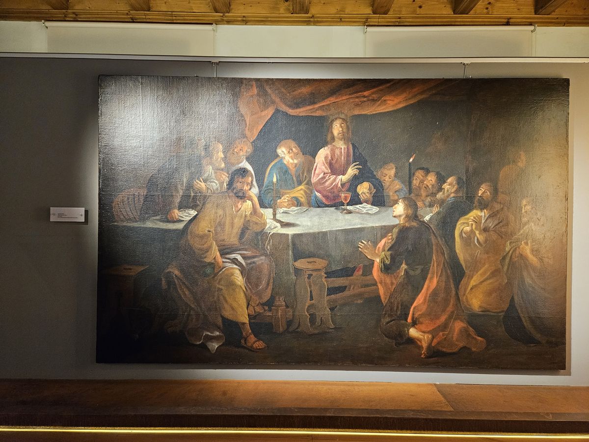 Ultima Cena di Giovanni Claret al Museo Diocesano di Cuneo