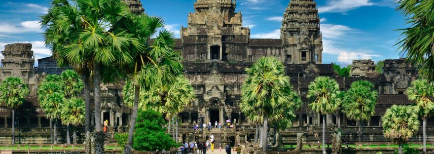 Una delle attrazioni della penisola indocinese è Angkor Wat, tempio khmer in Cambogia