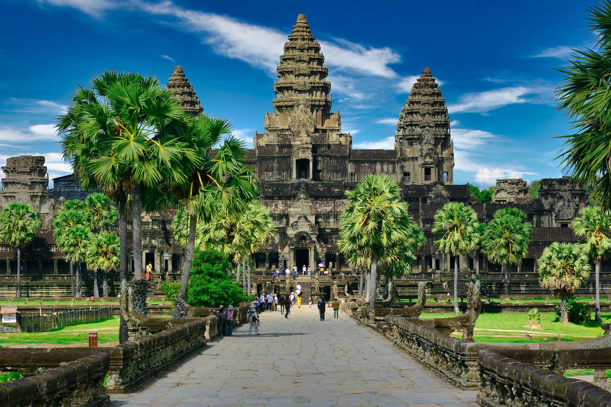 Una delle attrazioni della penisola indocinese è Angkor Wat, tempio khmer in Cambogia
