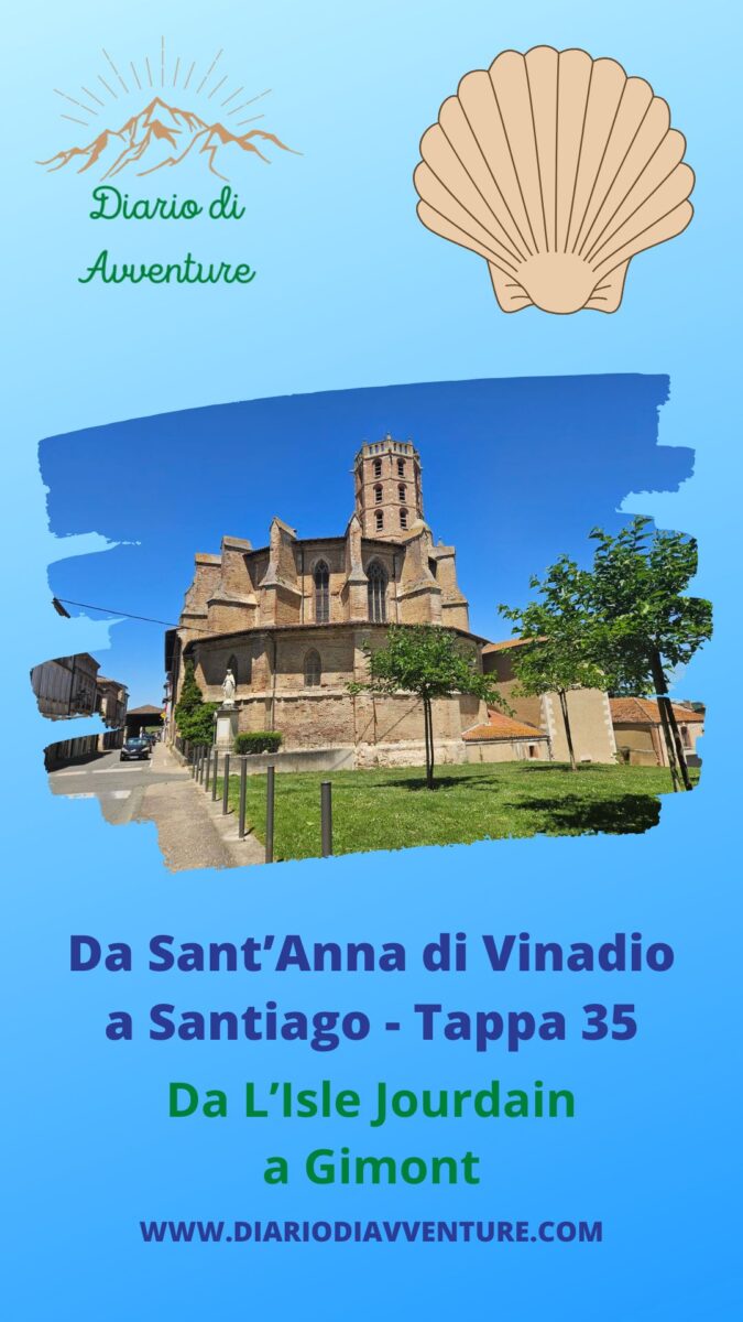 La tappa da L'Isle Jourdain a Gimont ha uno sviluppo di 22,8 chilometri e un dislivello positivo di 660 metri.